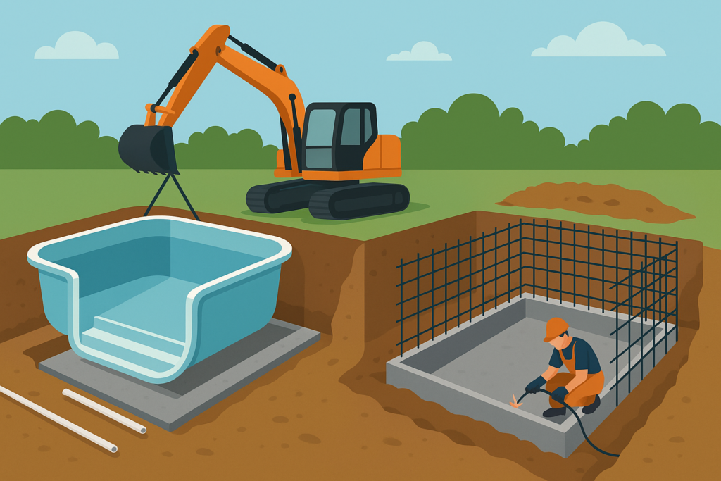 Pool selber bauen in Deutschland